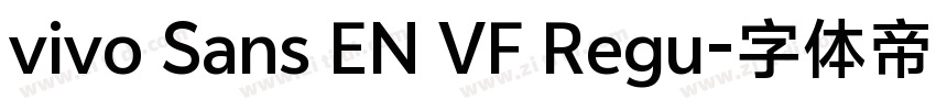 vivo Sans EN VF Regu字体转换